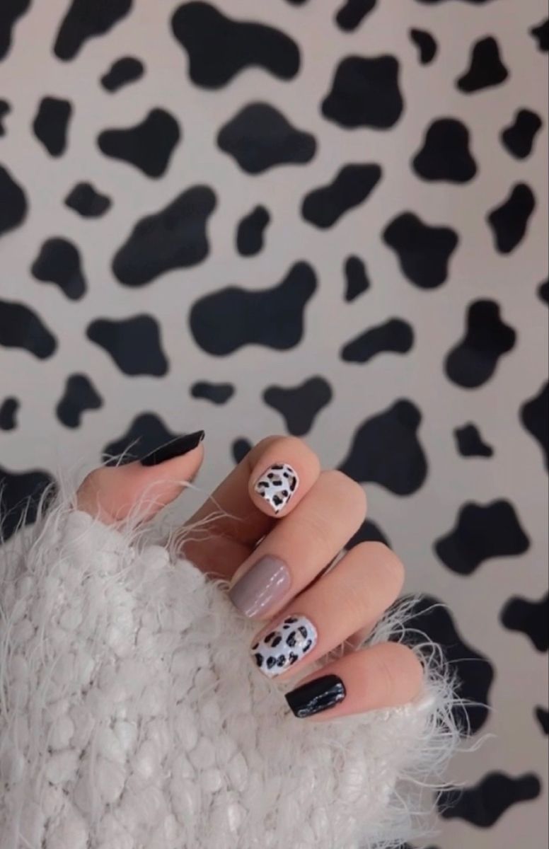 Bộ nail bò sữa đẹp