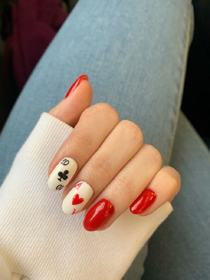Hình ảnh nail bộ bài 4