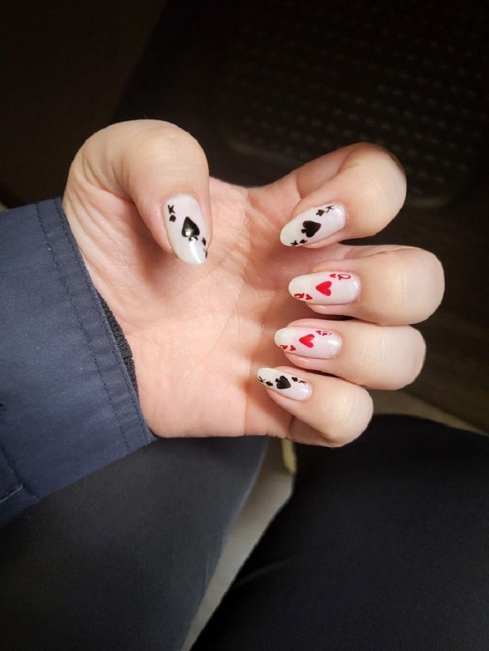 Hình ảnh nail bộ bài 5