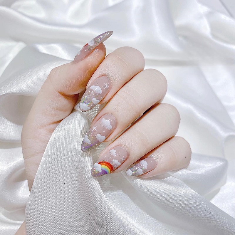 Hình ảnh nail cầu vồng 4