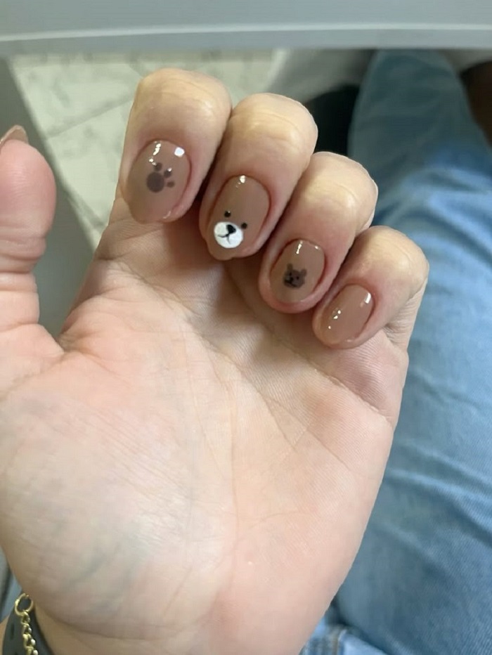 Hình ảnh nail hình con vật 2