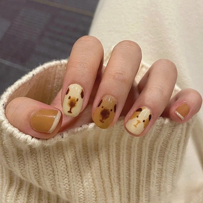 Hình ảnh nail hình con vật 4