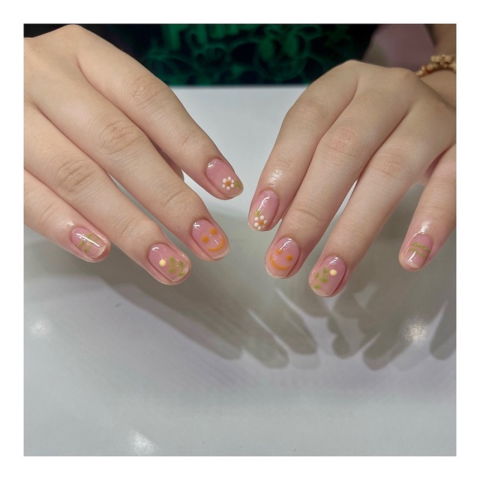 Hình ảnh nail vẽ cute 2