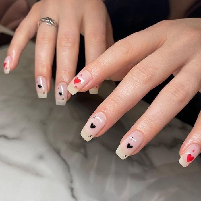 Nail bộ bài 3
