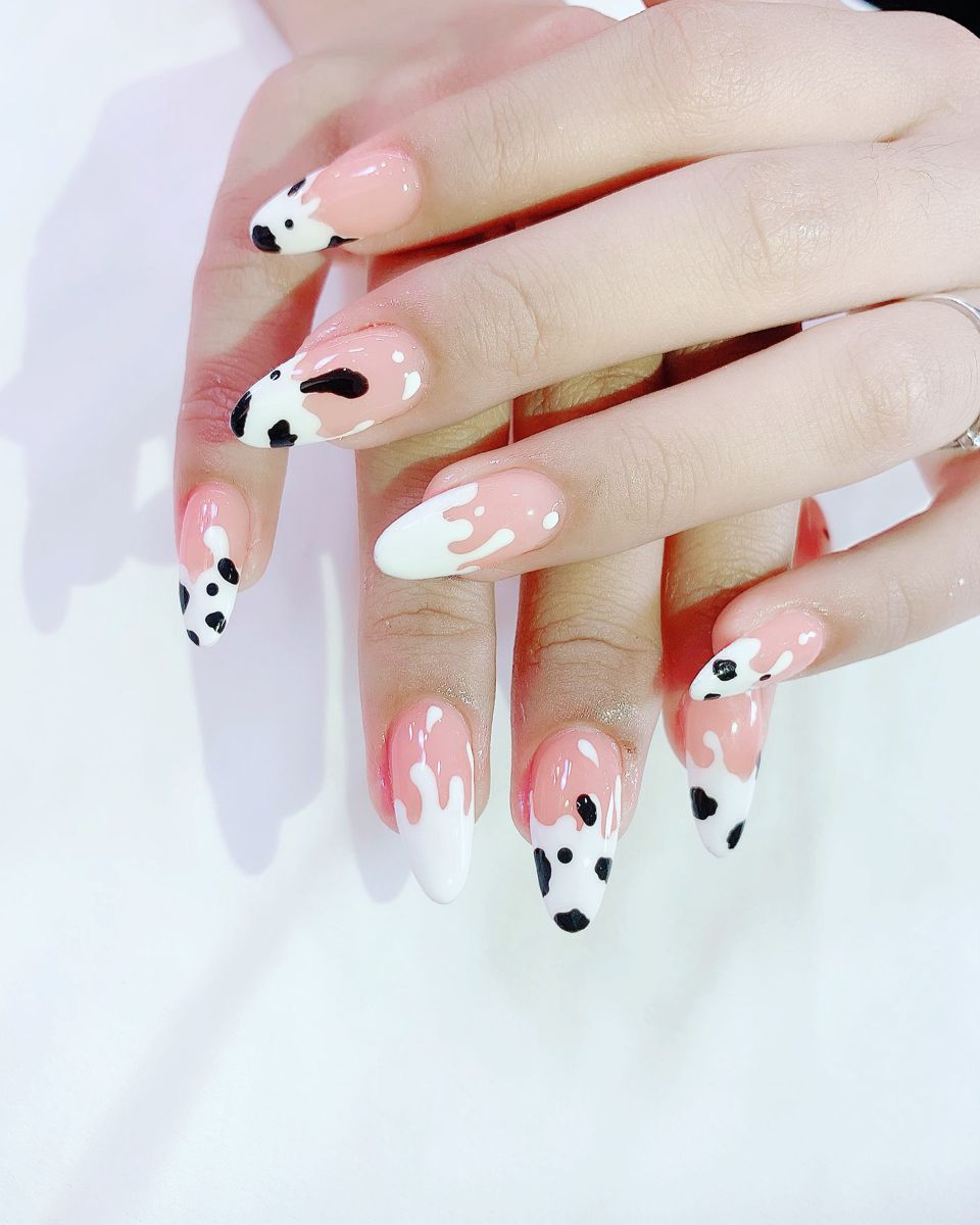 Nail bò sữa cá tính