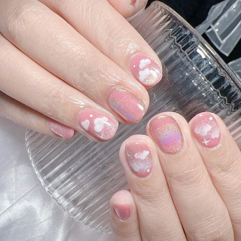 Nail cầu vồng 3