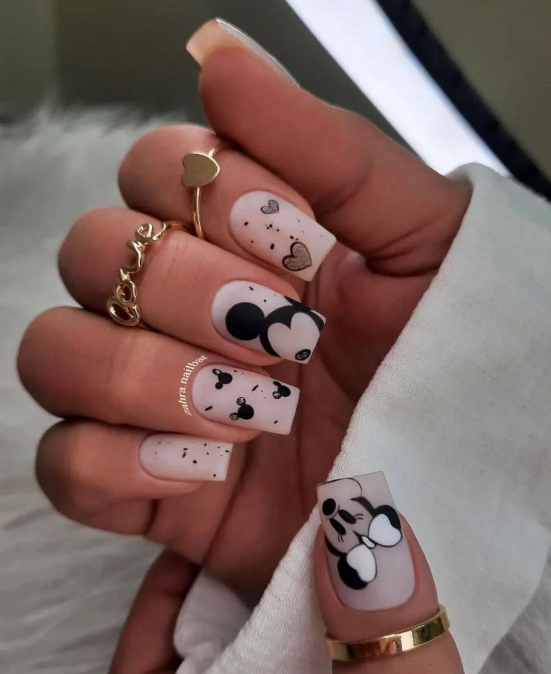 Nail chuột mickey dễ thương