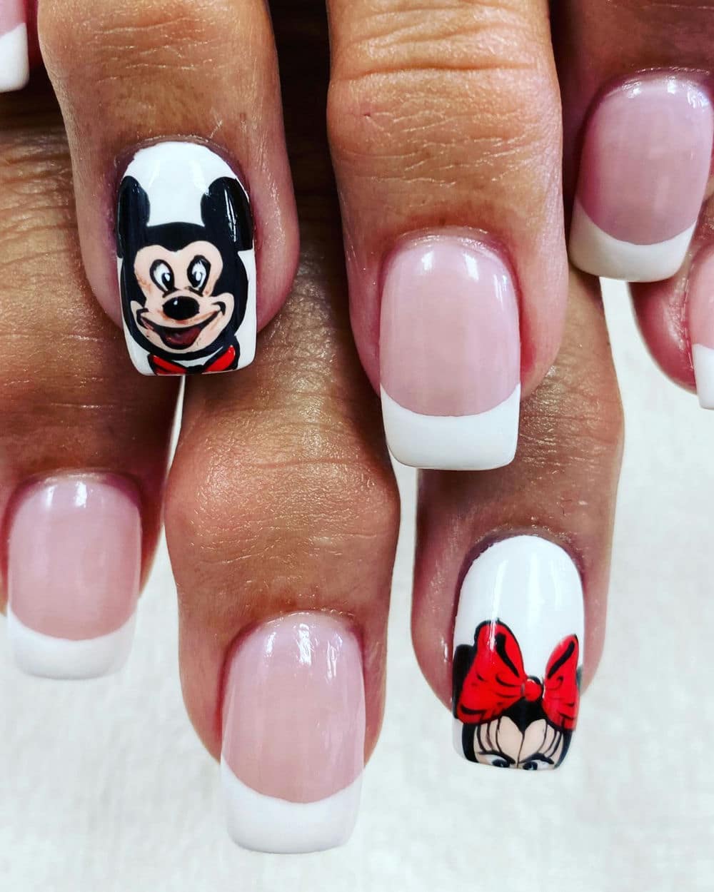 Nail chuột mickey hoạt hình