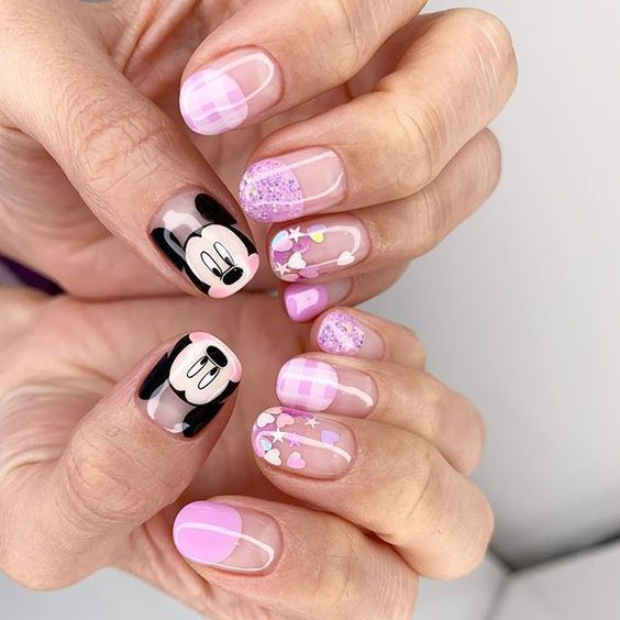 Nail chuột mickey nổi bật