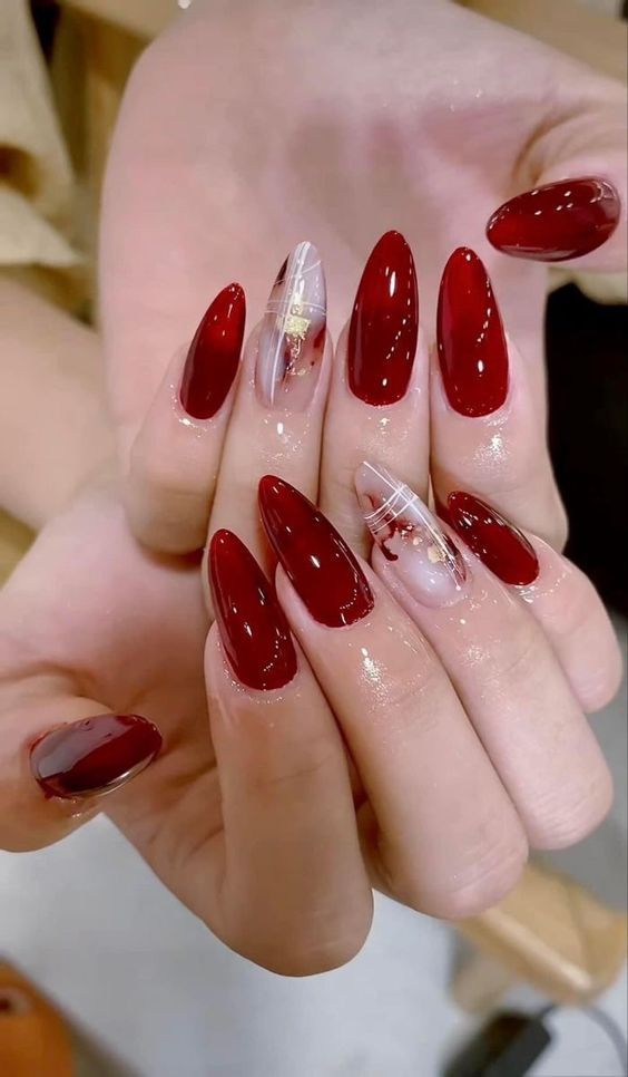 Nail đỏ đẹp trẻ trung