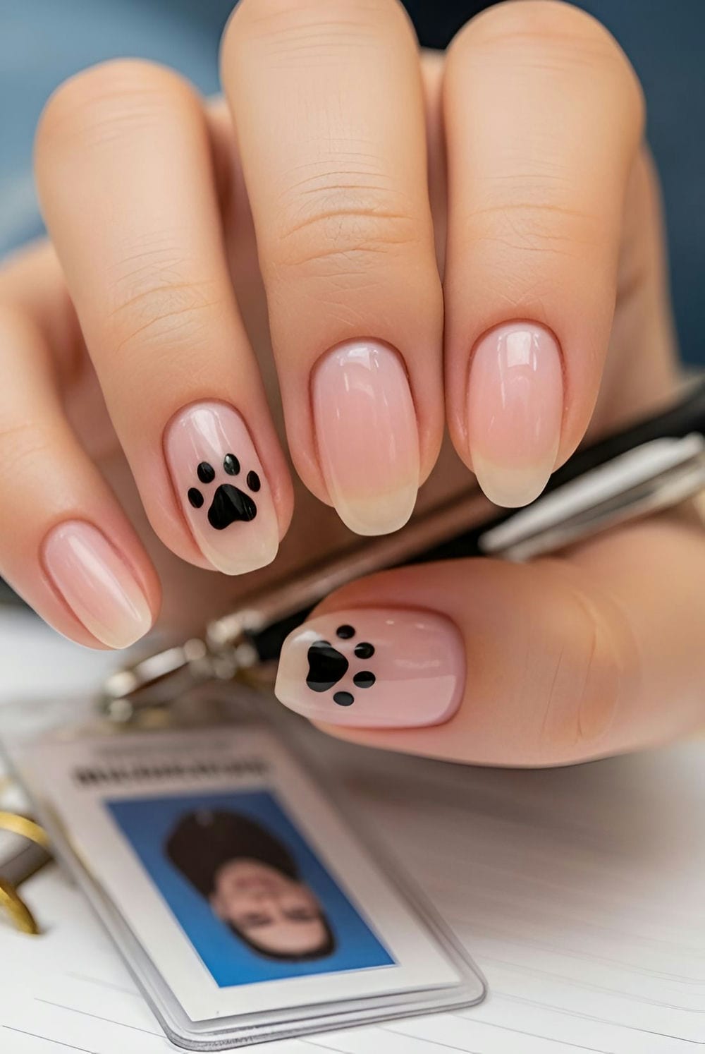 Nail gấu trúc cá tính.