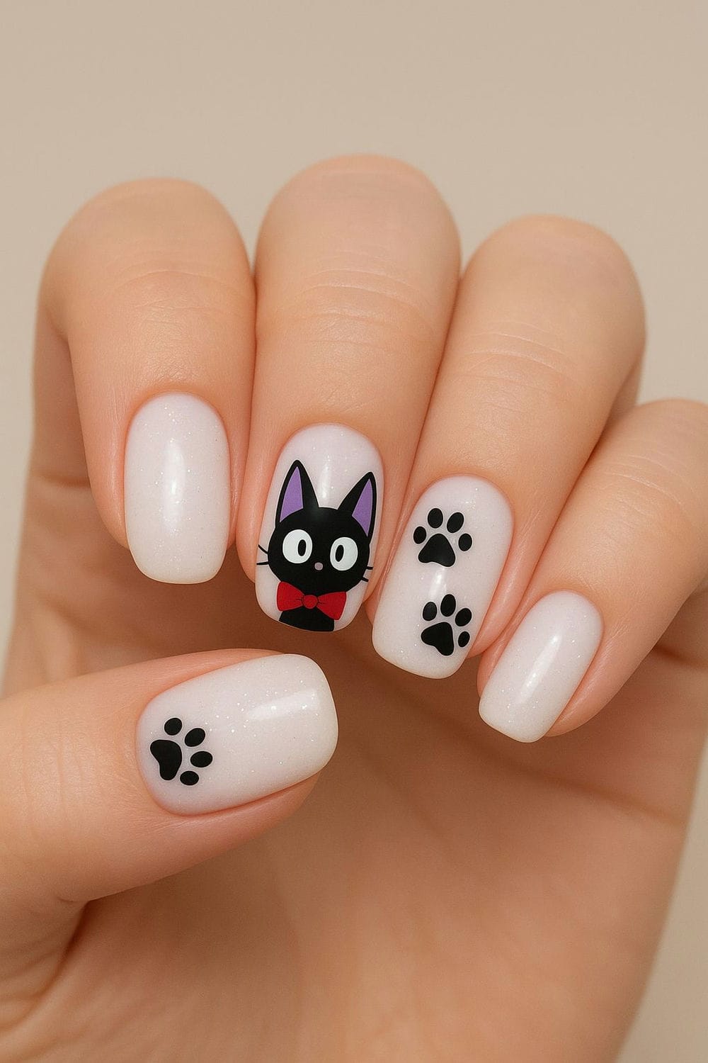 Nail gấu trúc cute nhất.