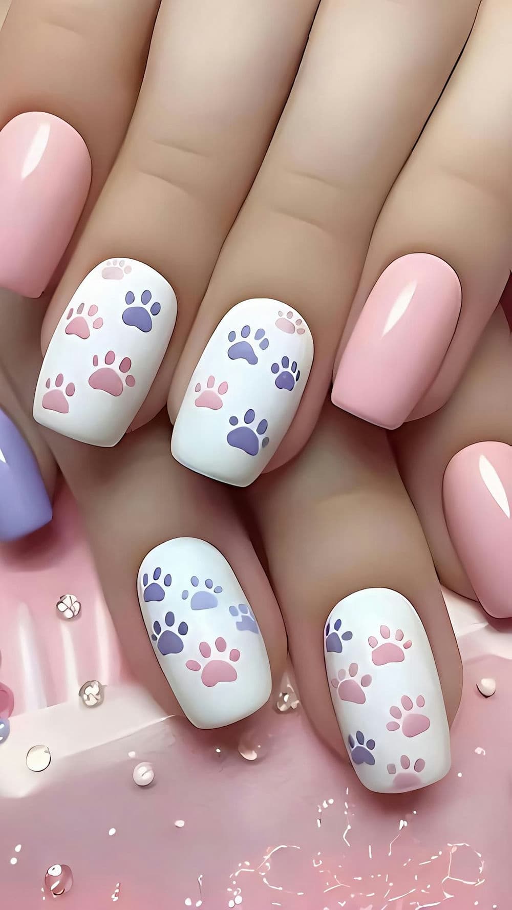 Nail gấu trúc xinh xắn.