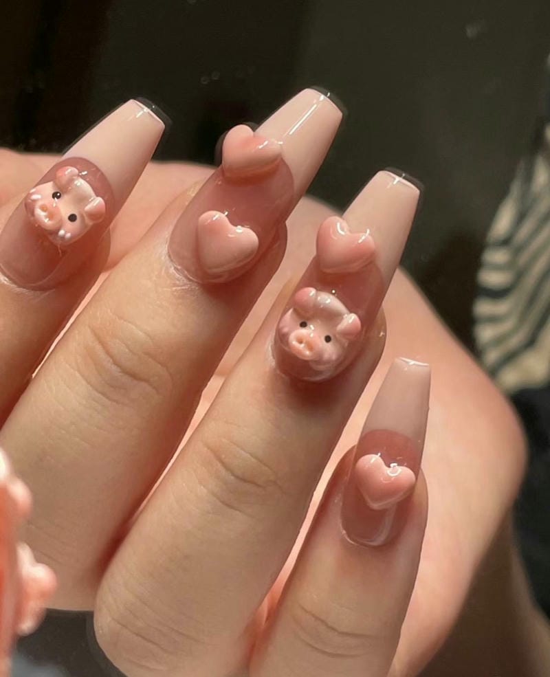 Nail-hinh-con-heo-xinh-xan-cute