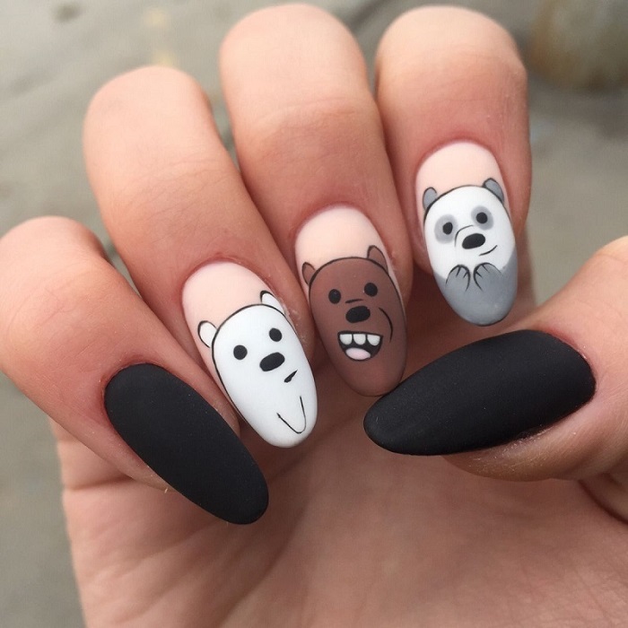 Nail hình con vật 1