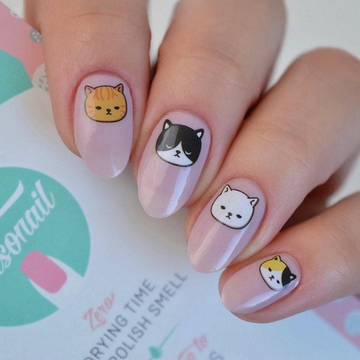 Nail hinh con vat 3
