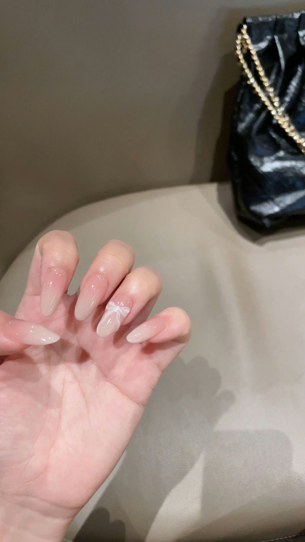 Nail màu hồng dịu dàng