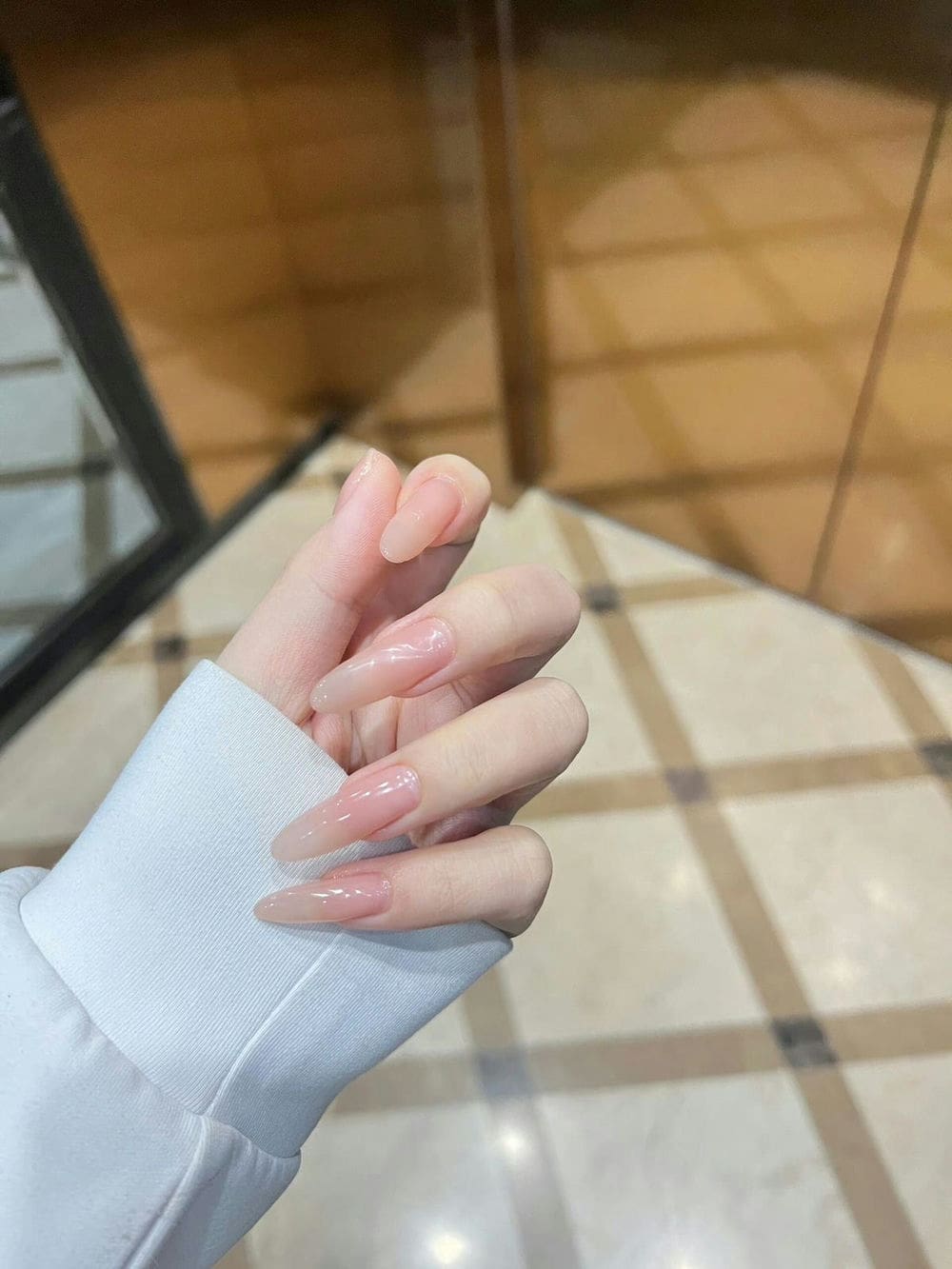Nail màu hồng thời thượng