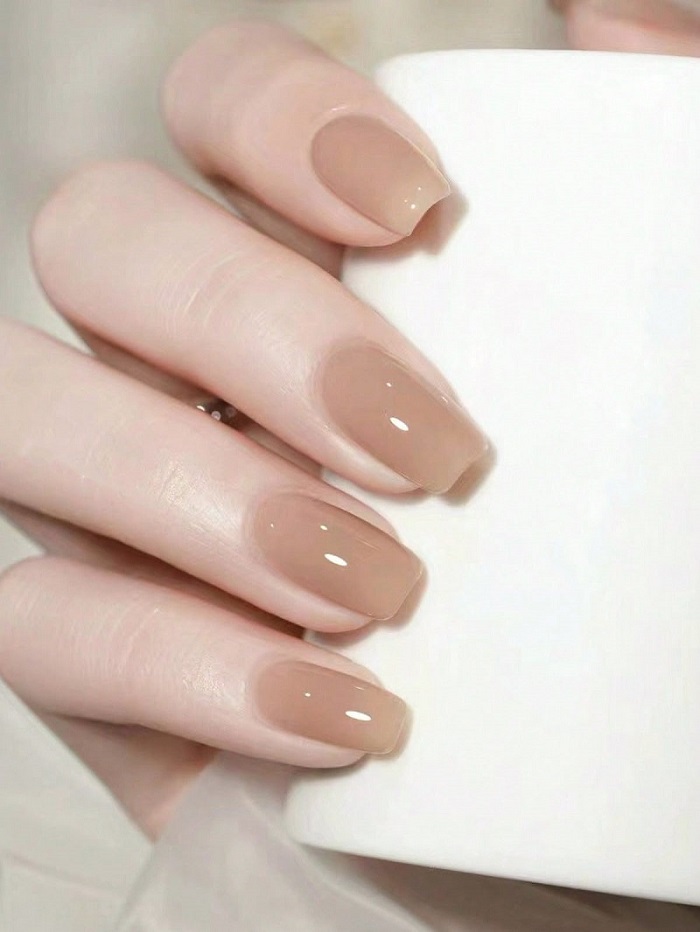 Nail mau nude 5