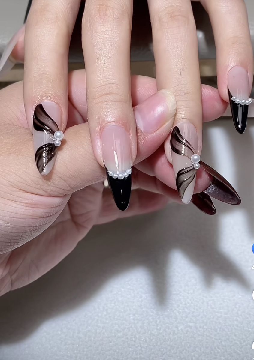 Nail móng nhọn tròn tinh