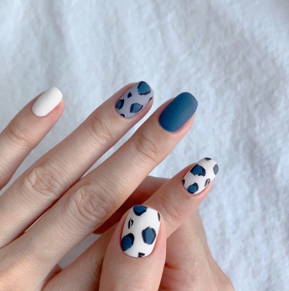Nail nhám sắc tím xinh