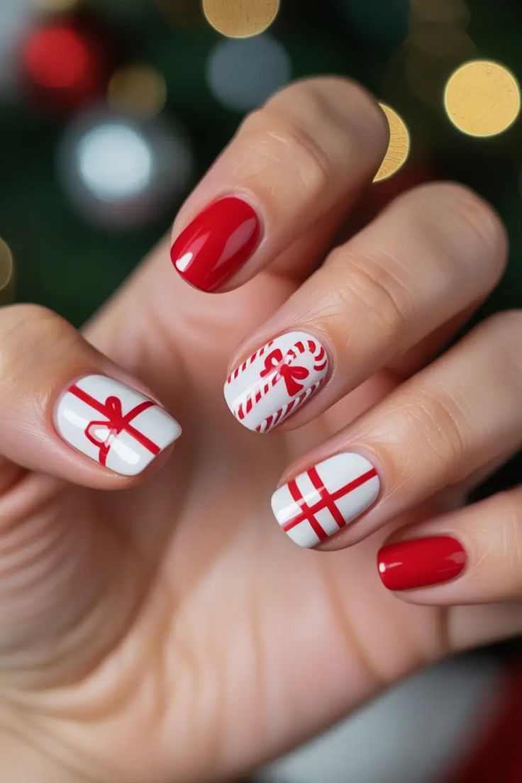 Nail noel họa tiết chuông