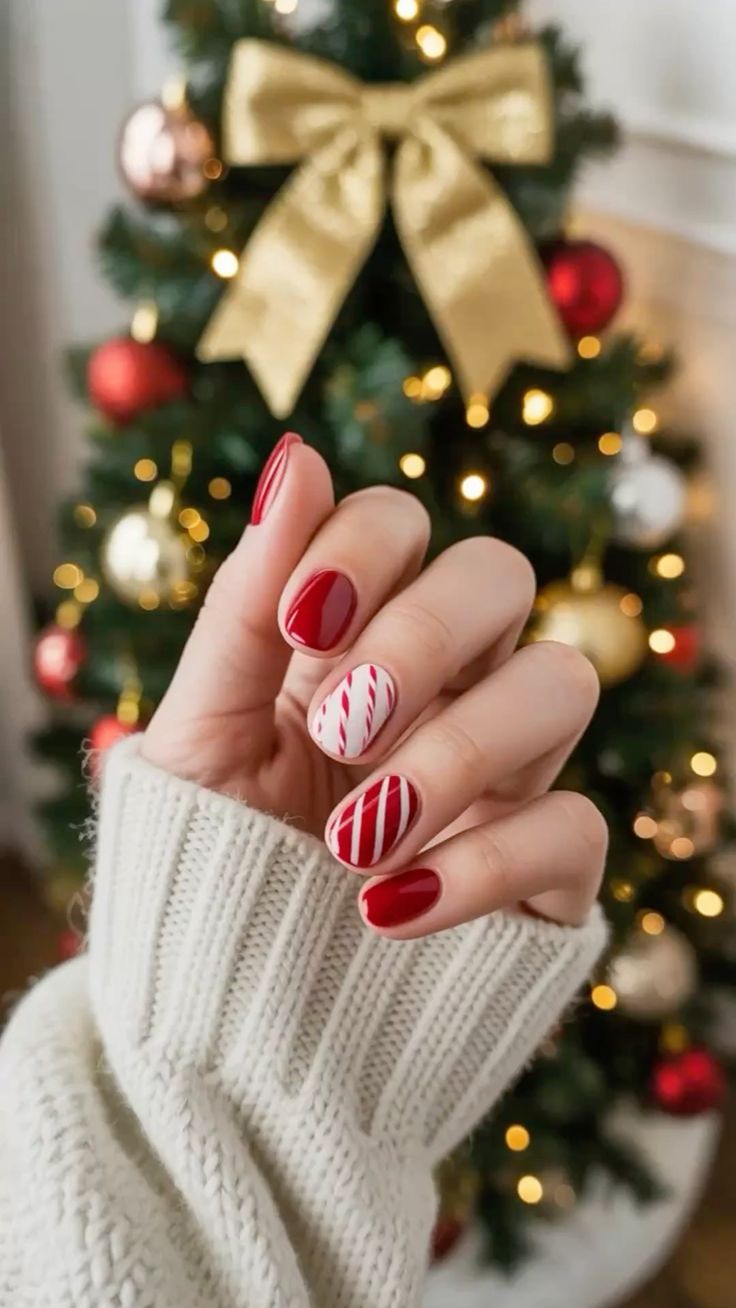 Nail noel phong cách xinh