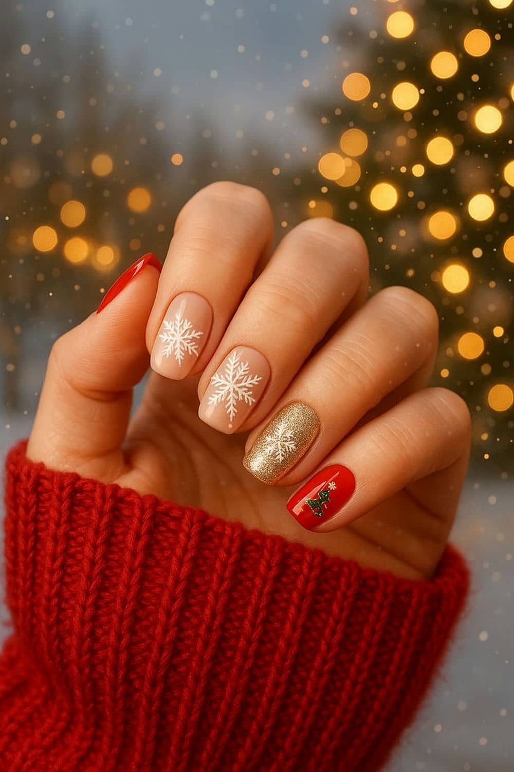 Nail noel thời thượng đẹp