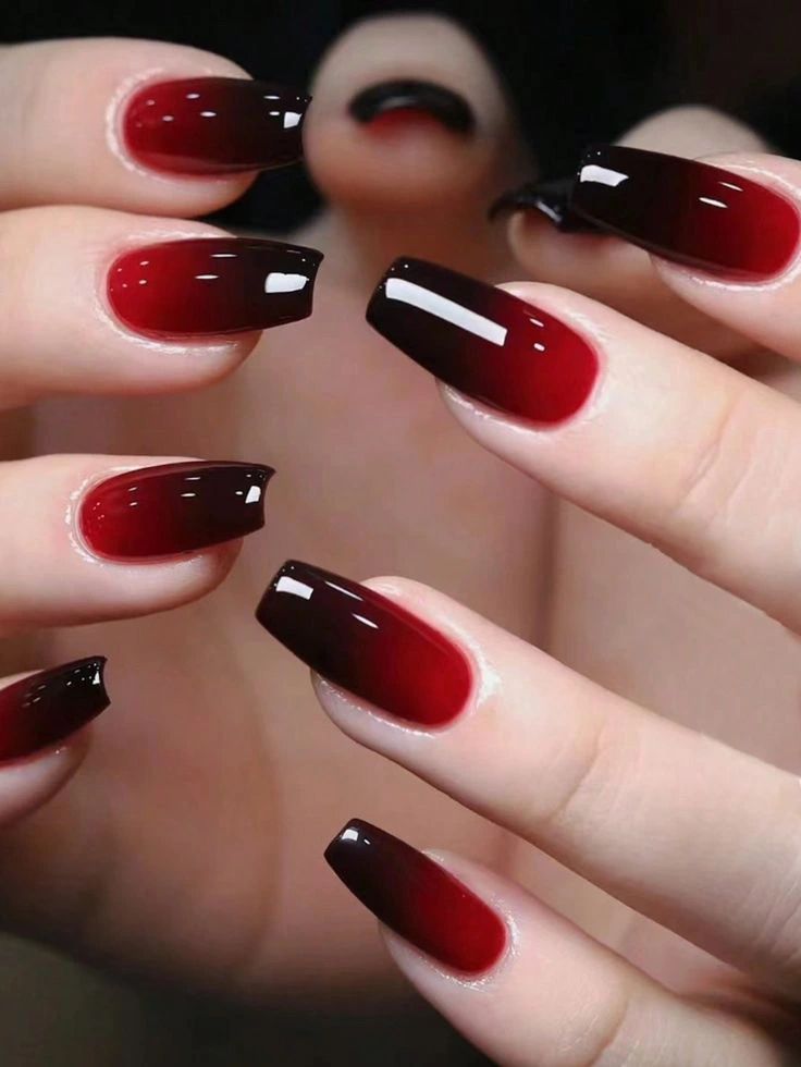 Nail ombre chuyển sắc tinh