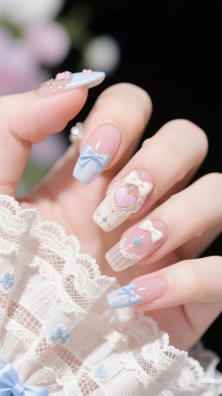 Nail pastel phong cách Hàn