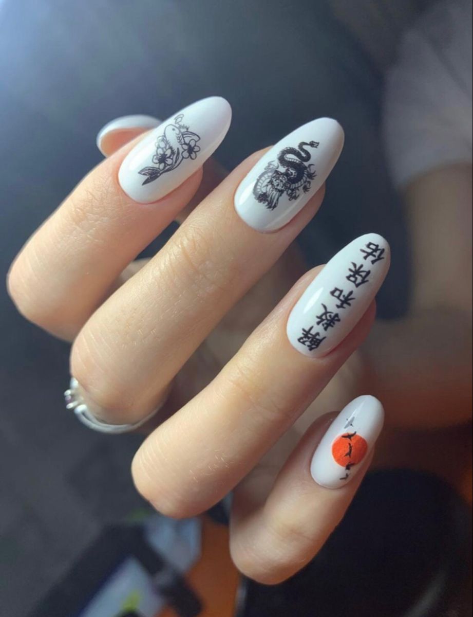 Nail rồng ánh kim nổi