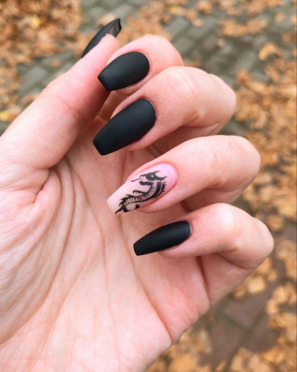 Nail rồng họa tiết đẹp