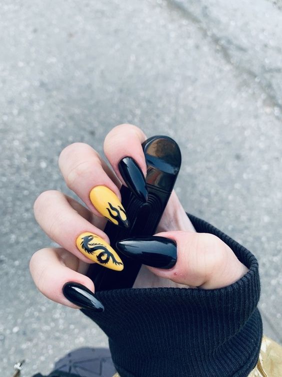 Nail rồng nổi bật cuốn