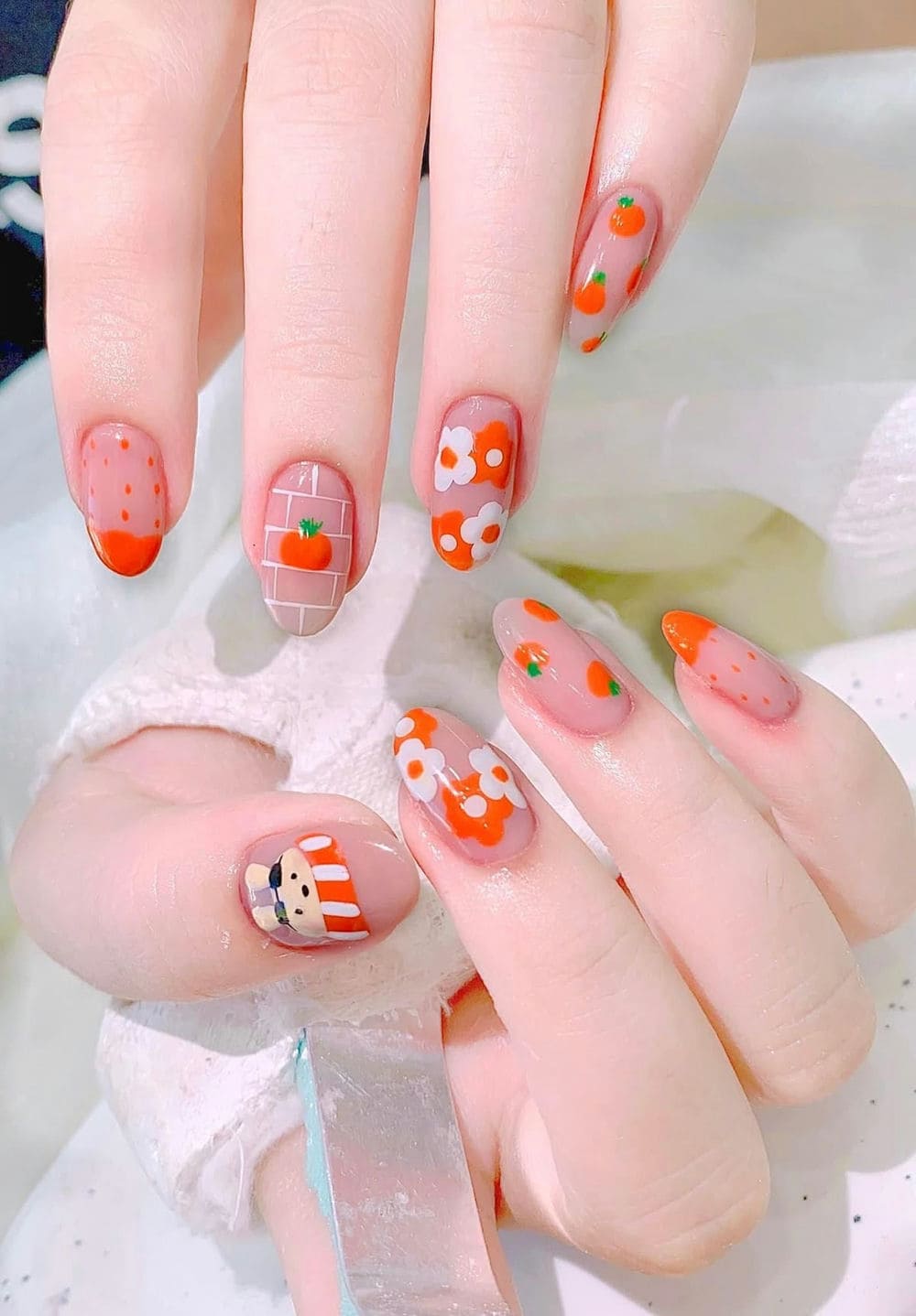 Nail sang chảnh nhẹ nhàng.