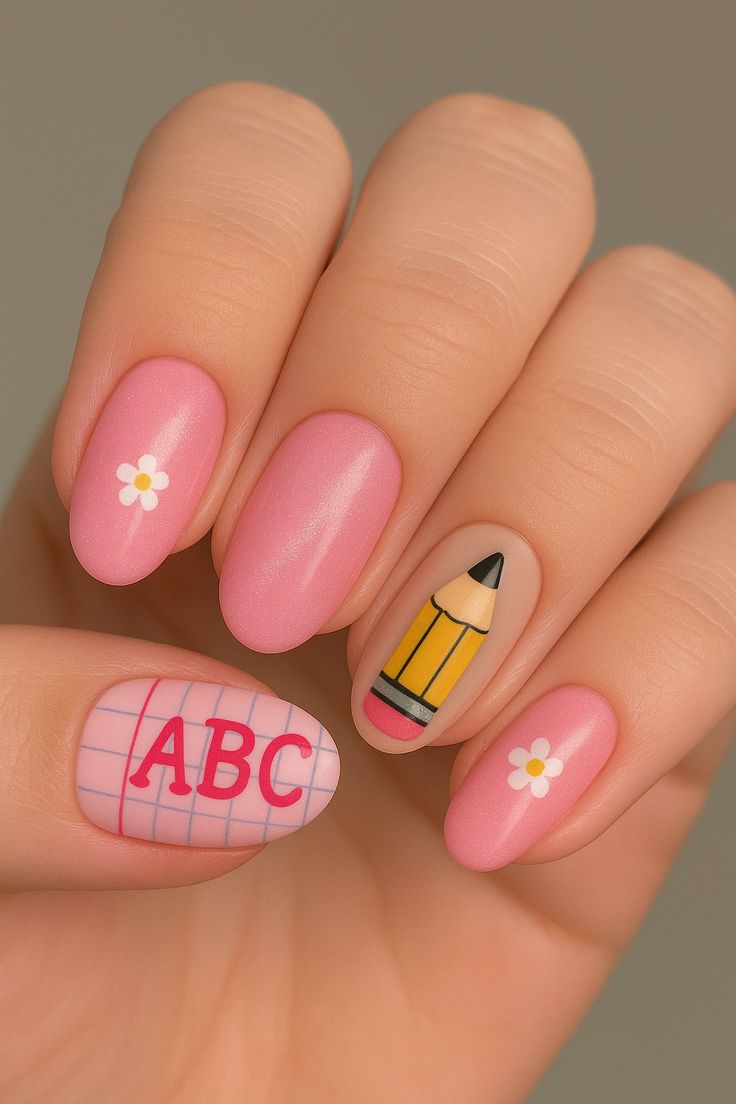 Nail sinh nhật bé gái