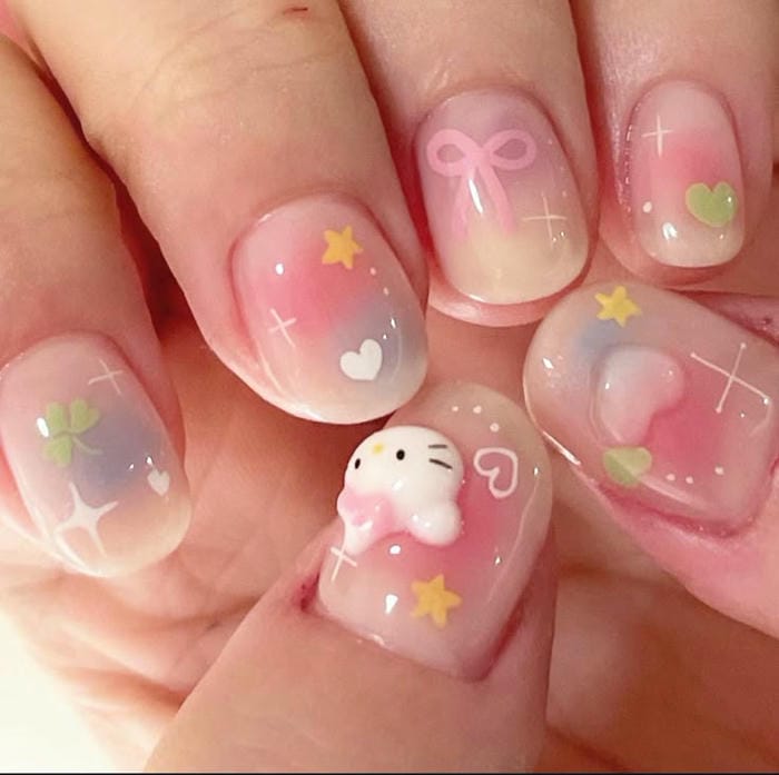 anh-nail-hello-kitty-tone-hong