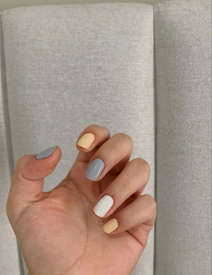ảnh nail sơn trơn đẹp nhất