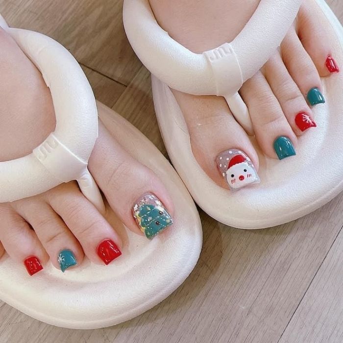 chân noel đẹp
