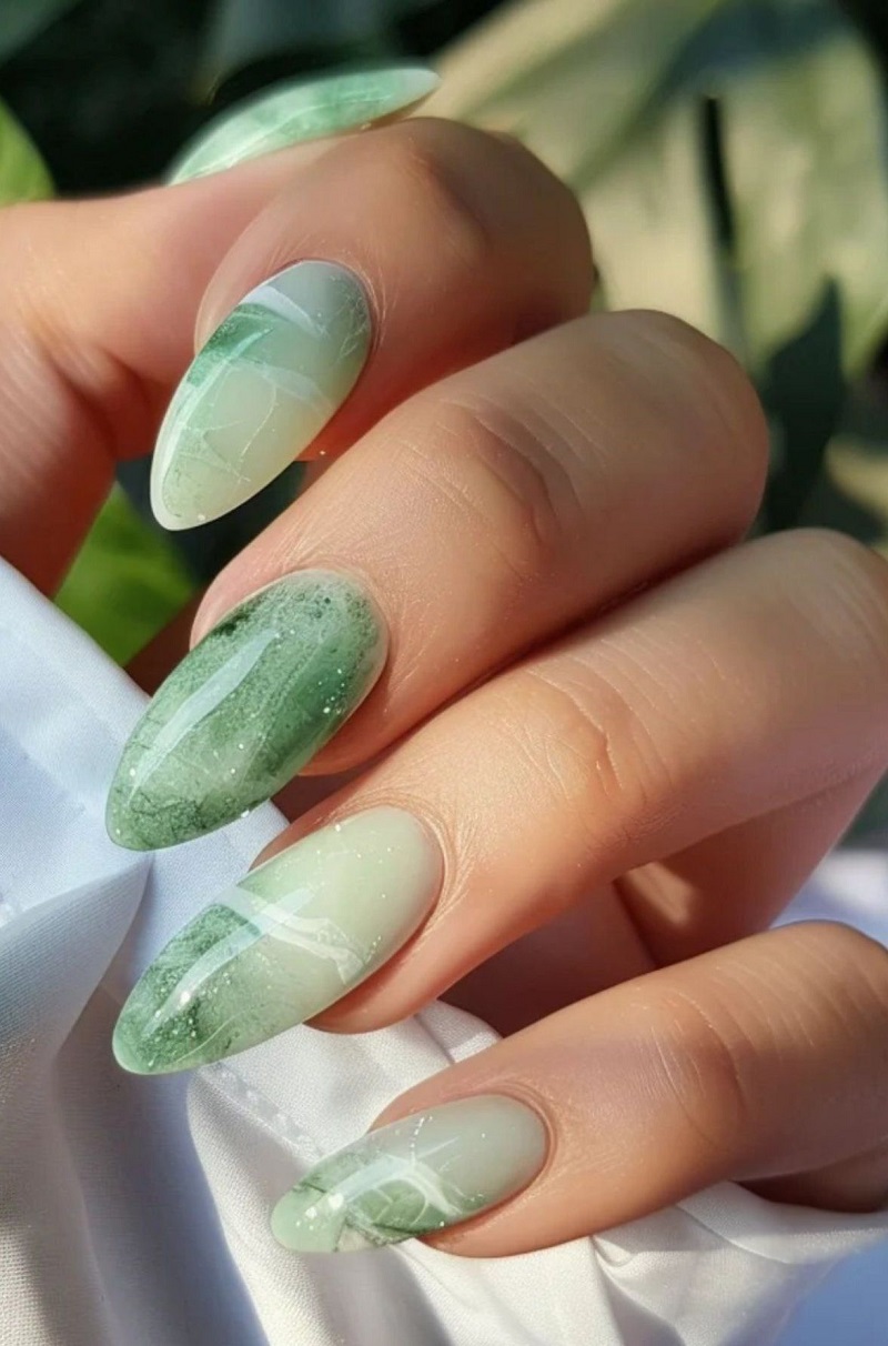 hình nail vân đá 4