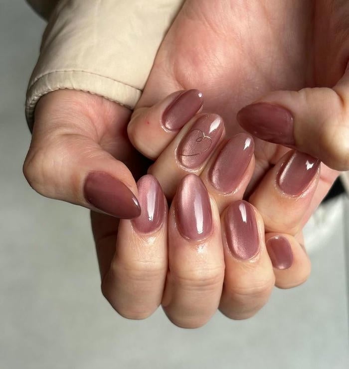màu mắt mèo nail