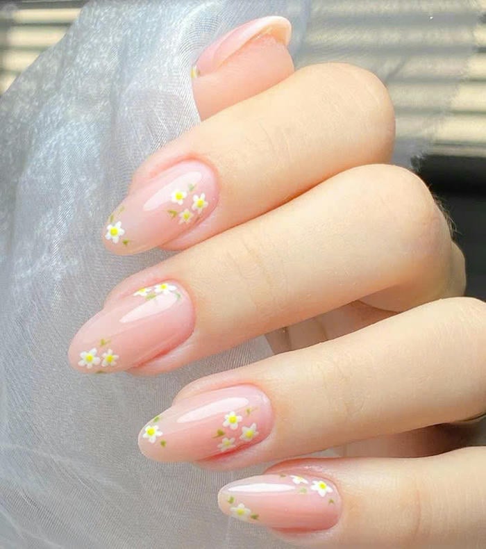 mẫu móng chân vẽ hoa đẹp nhất