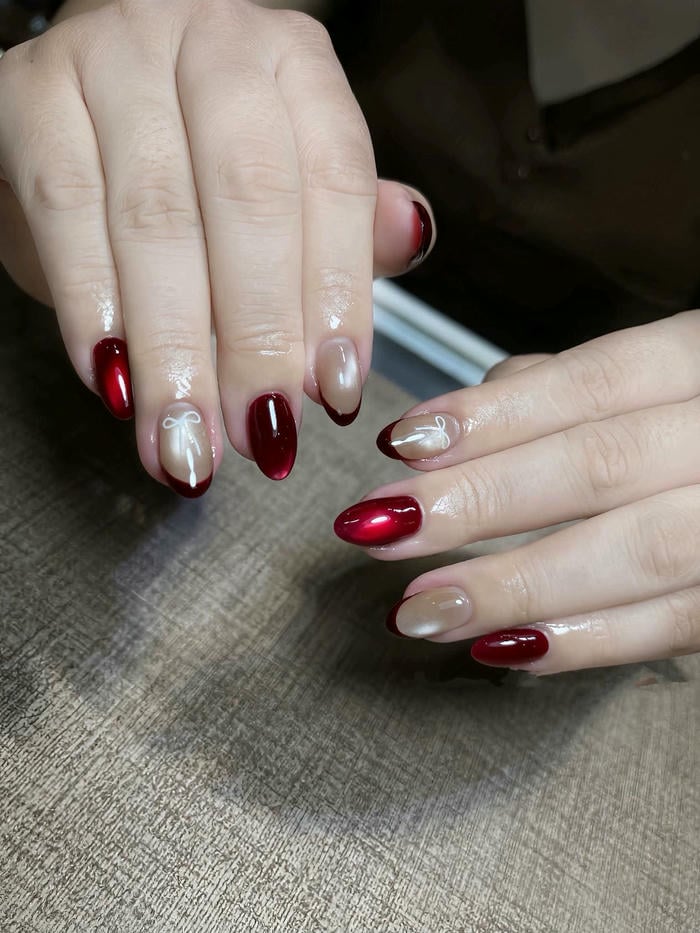 mẫu móng tay mắt mèo