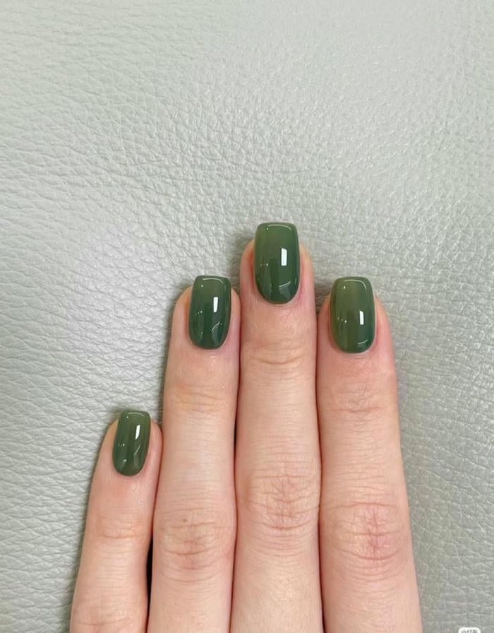 mẫu móng xanh lá