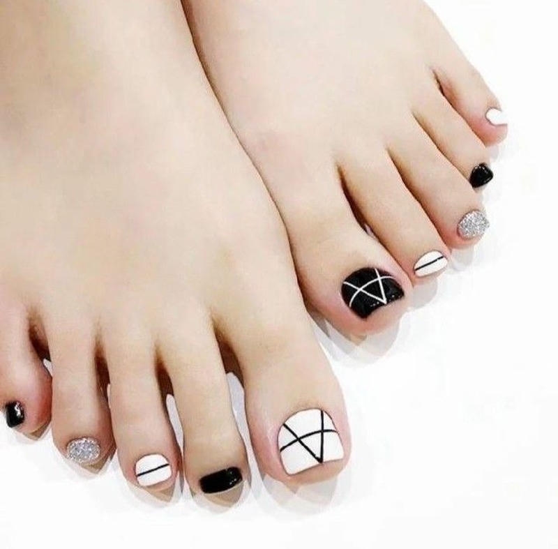 mẫu nail chân đẹp