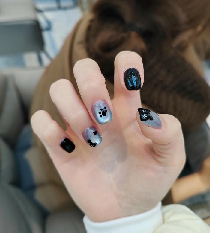 mẫu nail con vật lạ mắt