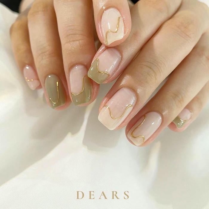 mẫu nail đơn giản nhẹ nhàng cho móng ngắn