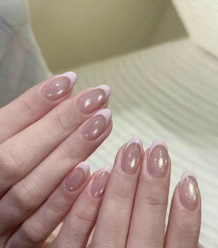 mẫu nail mắt mèo