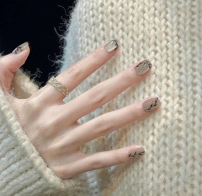 mẫu nail mắt mèo thời thượng