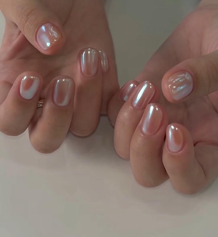 mẫu nail móng ngắn cute