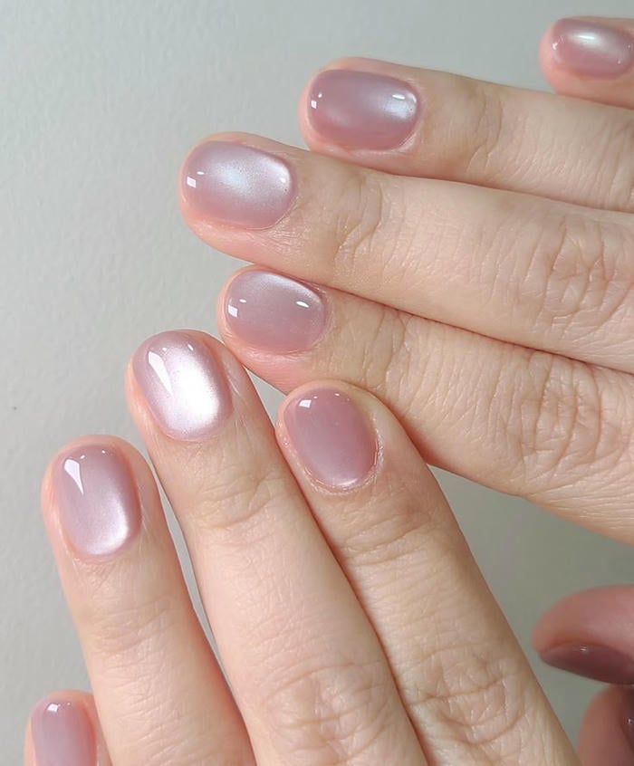 mẫu nail ngắn đơn giản